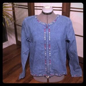 Embroidered Jean Jacket